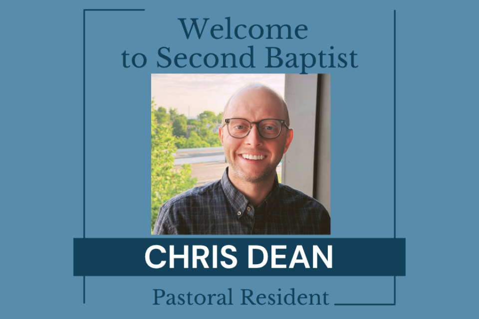 for blog Chris Dean welcome